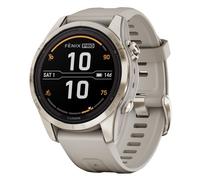 Garmin 010-02776-15 fenix 7S Pro Saphir Solar Smartwatch Beige/Softgold 42 mm