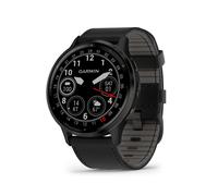 Garmin - 010-02784-52 - Smartwatch - Venu® 3 - Schwarz/Schiefergrau mit Schnellwechsel-Leder-Armband