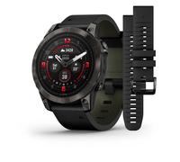 Garmin Epix? Pro Gen 2 Sapphire Titan mit Leder Armband und Silikon Ersatzarmband 010-02803-30