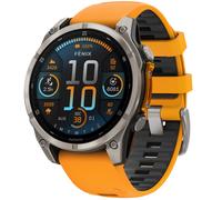 Garmin 010-02904-11 fenix 8 Smartwatch AMOLED Sapphire Graphit/Orange 47 mm