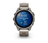 Garmin - 010-02904-40 - Smartwatch - Fenix 8 Sapphire - Titanarmband innenbelÃ¼ftet
