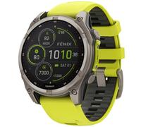 Garmin 010-02906-21 fenix 8 Smartwatch Solar Sapphire Graphit/Gelb 47 mm