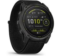 Garmin Enduro 3 Solar Sapphire Schwarz/Carbongrau Titan DLC 26mm Nylonarmband