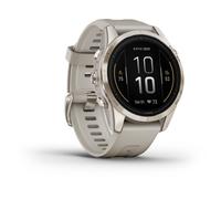 Garmin - EPIX Pro (GEN 2) Sapphire Edition 42 mm - Multifunktionsuhr beige / softgold (Beige / Softgold)