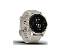 Garmin epix™ PRO (Gen 2) SAPPHIRE EDITION 42MM "Beige/Softgold mit QuickFit-Silikon- Armband 20 mm" 010-02802-11