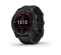 Garmin fenix 7X Solar Schiefergrau, 51mm, mit schwarzem Armband Smartwatch - 10€ sparen mit Wero