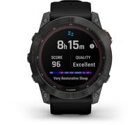 Garmin fenix 7X Solar Sportuhr schwarz/schiefergrau