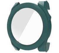 Garmin Fenix 8 43 mm AMOLED Polycarbonat Hartschalen-Schutzhülle mit gehärteter Glas Displayschutzfolie - Elfenbeinweiß