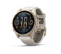 Garmin fenix® 8 - 43 mm, AMOLED Sapphire, Nebelgrau/Softgold - hell / ONE SIZE