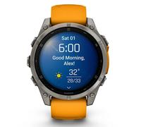 Garmin fenix 8 3,56 cm (1.4") AMOLED 47 mm Digital 454 x 454 Pixel Touchscreen Graphit WLAN GPS