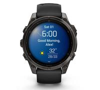GARMIN Fenix 8 - 47 mm, Amoled Sapphire schwarz/carbongrau