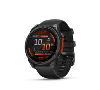 Garmin fenix 8 - 47 mm AMOLED Schwarz/Schiefergrau mit QuickFit-Silikon-Armband 22 mm Smartwatch