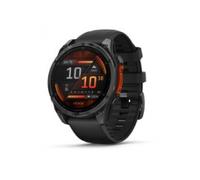 Garmin Fenix 8 47 mm Slate Gray Sportuhr mit Band Silikon schwarz Handgelenkgröße: 125-208 mm Anzeige 3.556 cm (1.4") 32 GB Bluetooth Wi-Fi ANT+ 80 g (010-02904-00)