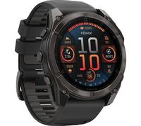 Garmin Fenix 8 Sapphire DLC Titan GPS Multisport-Uhr, 51 mm, AMOLED Erwachsene schwarz/carbongrau Standard