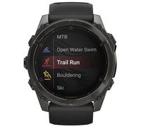 Garmin Fenix 8 AMOLED Smartwatch GPS schwarz-titan-carbongrau 51 mm