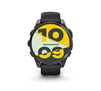Garmin fenix 8 (51mm) mit QuickFit-Silikon-Armband (26mm) schwarz/schiefergrau