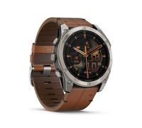 Garmin fenix® 8 AMOLED Saphir mit Lederarmband Ref. 010-02905-40 - Multisport GPS Smartwatch