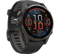 Garmin fenix 8 AMOLED Sapphire GPS Smartwatch - 43mm - Schwarz/Carbongrau DLC Titan one size