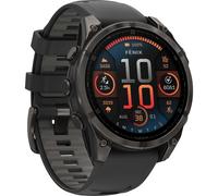 Garmin fenix 8 AMOLED Sapphire GPS Smartwatch - 47mm - Schwarz/Titan Carbongrau DLC one size