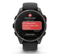 Garmin Fenix 8 Pro - 47 mm, Amoled Sapphire schwarz/titan carbongrau