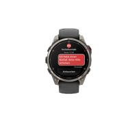 GARMIN fenix 8 Pro, 47 mm AMOLED Smartwatch Silikon, 22 mm, Graphit/Schwarz
