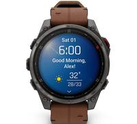 Garmin fenix® 8 PRO AMOLED Saphir mit Lederarmband Ref. 010-03198-40 - Multisport GPS Smartwatch