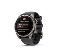 Garmin Fenix 8 Pro AMOLED titanium/black 010-03198-11 GPS Multisport Smartwatch 47mm,Silikonarmband,Graphit/SchwarzTitan