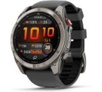 Garmin Fenix 8 Pro [inkl. Silikonarmband schwarz/silber] 51mm Titangehäuse silber/schwarz | Zustand: Neu