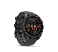 Garmin Fenix 8 Sapphire DLC Titan GPS Multisport-Uhr, 47 mm, AMOLED Erwachsene schwarz/carbongrau Standard