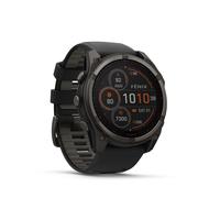 Garmin Fenix 8 Sapphire Solar DLC Titan GPS Multisport-Uhr, 51 mm Erwachsene graphit/carbongrau Standard