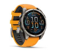 Garmin fenix® 8 Solar Saphir mit Silikonarmband Ref. 010-02904-11 - Multisport GPS Smartwatch