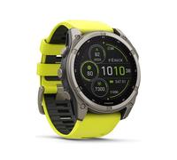 Garmin fenix® 8 Solar Saphir mit Silikonarmband Ref. 010-02907-21 - Multisport GPS Smartwatch