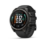Garmin Fenix 9 Titan GPS Multisport-Uhr, 47 mm, AMOLED Erwachsene schwarz/carbongrau DLC Titan Standard