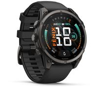 Garmin Fenix 9 AMOLED 47mm, Schwarz-Carbongrau DLC Titan