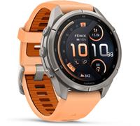 Garmin fenix 9 Pro inReach 43 mm Titan Shell Pink/Autumn Orange