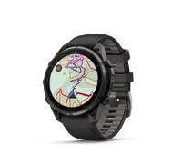 Garmin Fenix 9 Pro inReach carbongrau DLC Titan schwarz / kieselgrau 47 mm