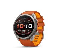 Garmin fēnix® 9 Pro, Titan, 51 mm, Autumn Orange/Spark Orange | AMOLED Display, Premium Multisport GPS Smartwatch, langlebiges & leichtes Titangehäuse