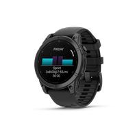 Garmin fenix E - 47 mm AMOLED Schwarz/Schiefergrau mit QuickFit-Silikon-Armband 22 mm Smartwatch