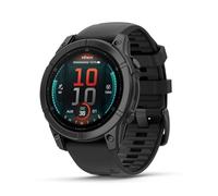 Garmin fenix E (47mm) Smartwatch mit QuickFit-Silikon-Armband (22mm) schwarz/schiefergrau