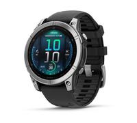 Garmin Fenix E Edelstahl/Schwarz Smartwatch