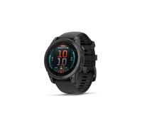 Garmin fēnix E - slate grey steel - sport watch with band - black - 16 GB