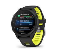 Garmin Forerunner 170 black/amp yellow 010-03920-00 Schwarz/Amp Gelb, 43mm Smarte GPS-Laufuhr