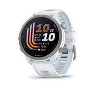 Garmin Forerunner® 170 Steinweiss/Pudergrau mit Schnellwechsel-Silikon-Armband 20 mm Steinweiss/Cloud Blue