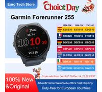 Garmin Forerunner 255 Sports Smartwatch 46mm 1,3 Zoll Farbdisplay 14 Tage Akkulaufzeit 4GB RAM NFC Bluetooth Wifi 5ATM Wasserdicht Slate Gray (GPS)