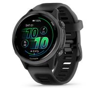 Garmin Forerunner 570 - 42 mm Schwarz/Schiefergrau Aluminium Schnellwechsel-Silikon-Armband 20mm