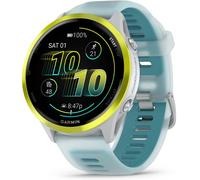 Garmin Forerunner 570 - 47 mm Steinweiss/Amp Yellow Aluminium Silikon-Armband 22mm
