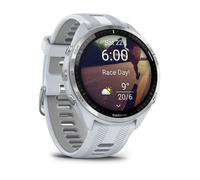 Garmin Forerunner 965 GPS Triathlon Multisportuhr Steinweiss / Titan