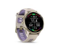 Garmin Forerunner® 970 Multisport-Uhr, AMOLED Erwachsene french gray/softgold titan Standard