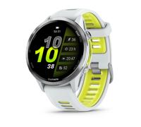 Garmin Forerunner 970 Steinweiss/Titanium Titan mit Silikon-Wechselarmband - weiß / ONE SIZE