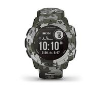 GARMIN INSTINCT SOLAR LICHEN CAMO, Smartwatch, 132 - 224 mm (45 x 45 x 15.3 mm), Farbe des Uhrengehäuses:Camouflage, Armbandfarbe:Camouflage